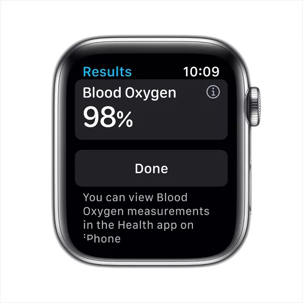 you can measure oxygen blood in the health app with phone