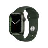 Apple Watch Series 7 GPS Green Aluminum Case with Clover Sport Band