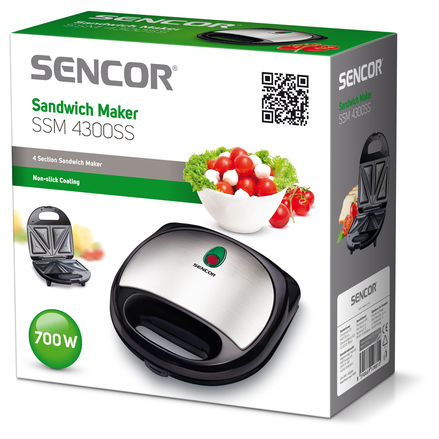 Sencor Sandwich Maker SSM 4300SS