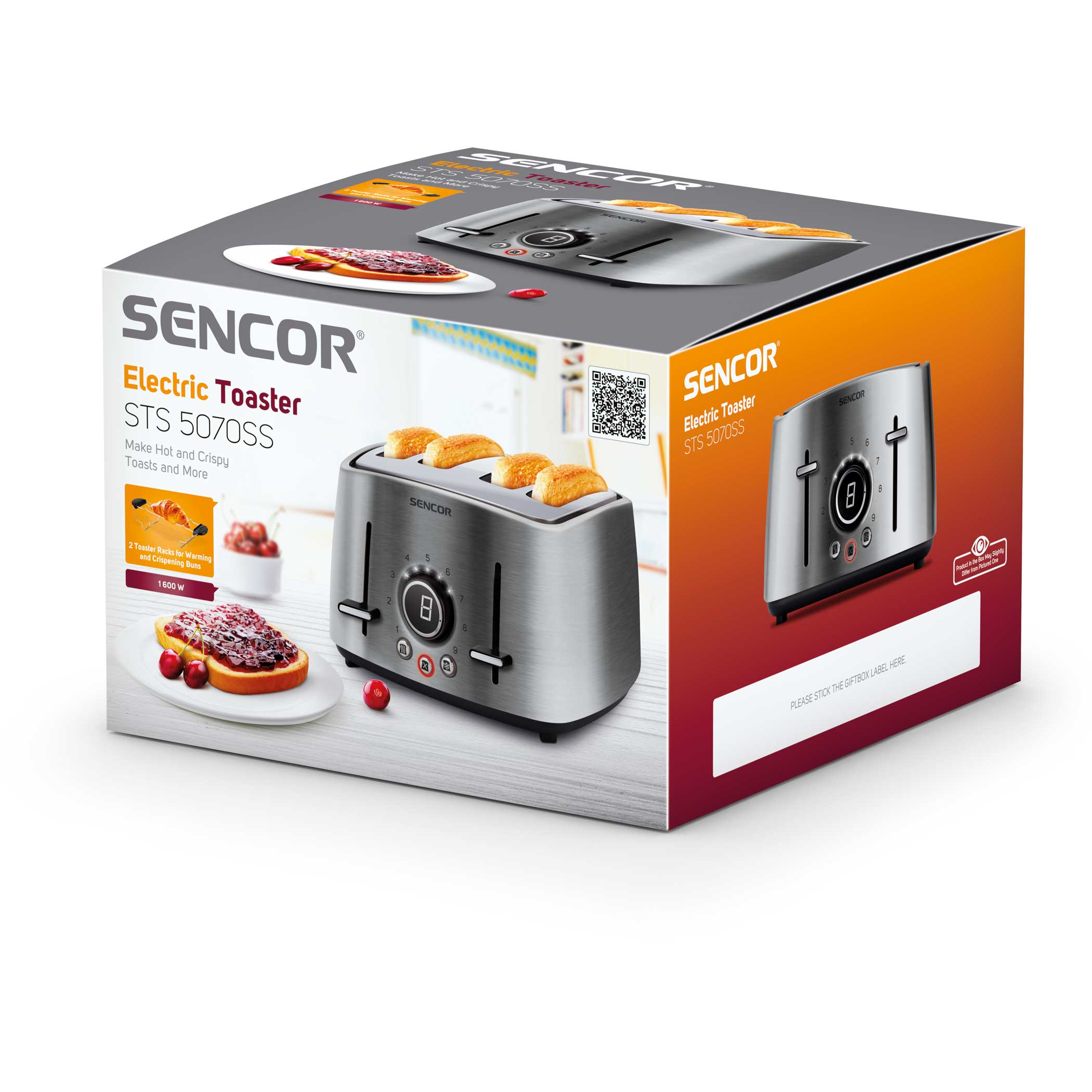 Sencor Electric Slice Toaster STS 5070SS