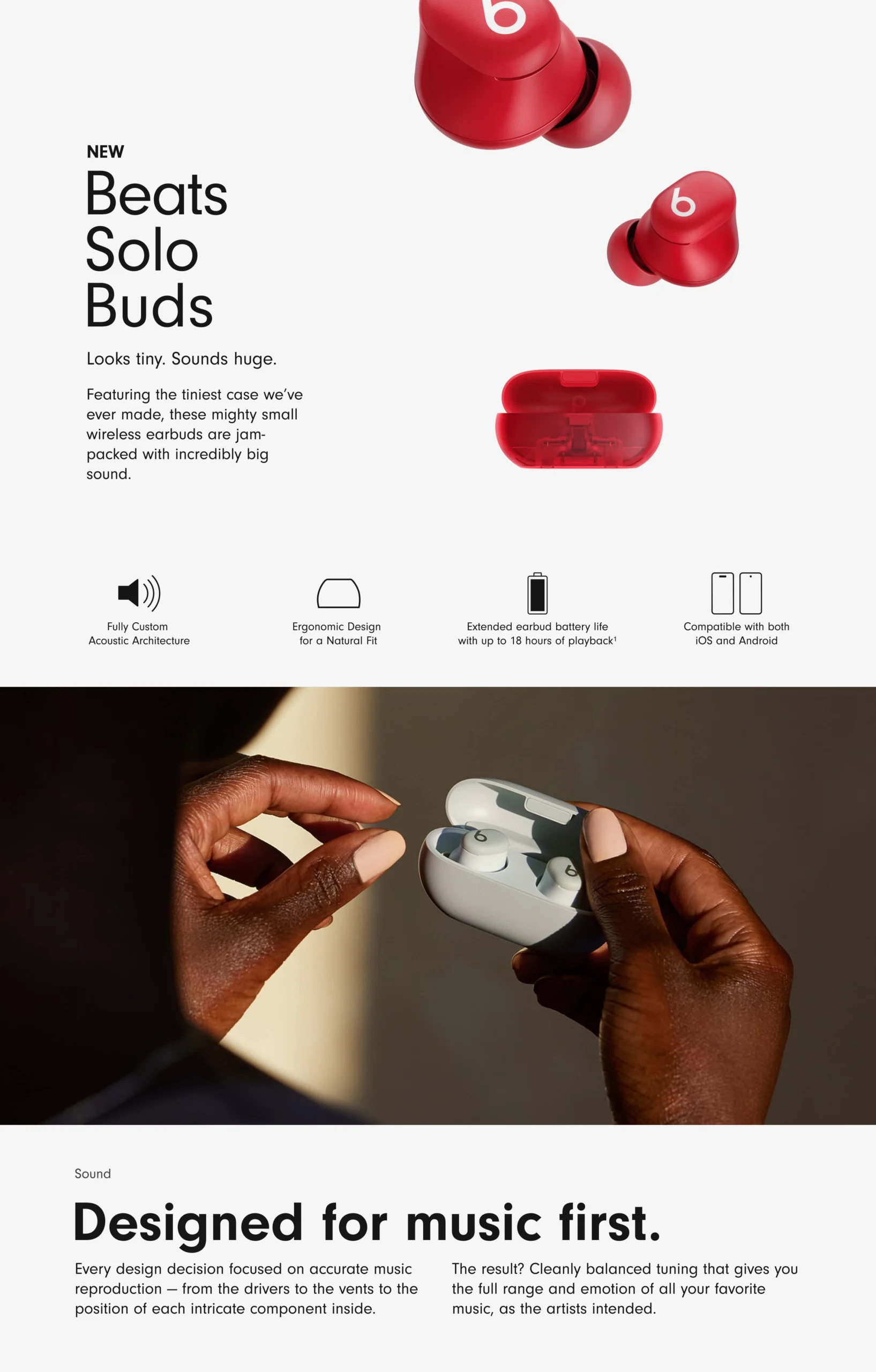 New Beats Solo Buds Bluetooth wireless Earbuds