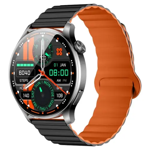 XINJI NOTHING 3 Smartwatch displaying an AMOLED screen with fitness tracking features.