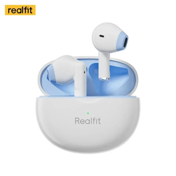 Realfit F2 Bluetooth Earphones high quality TWS Earbuds white Color