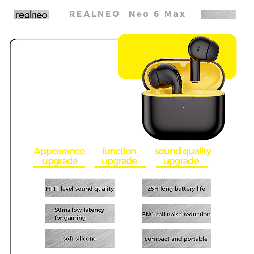 Specifications of max 6 Earbuds